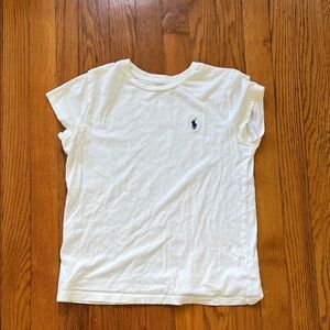 Polo by Ralph Lauren White Kids Tee